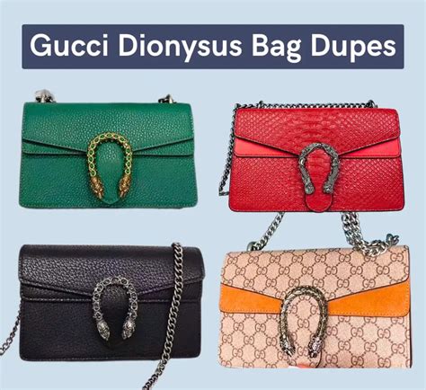 gucci dionysus bag dupe|knock off gucci crossbody bags.